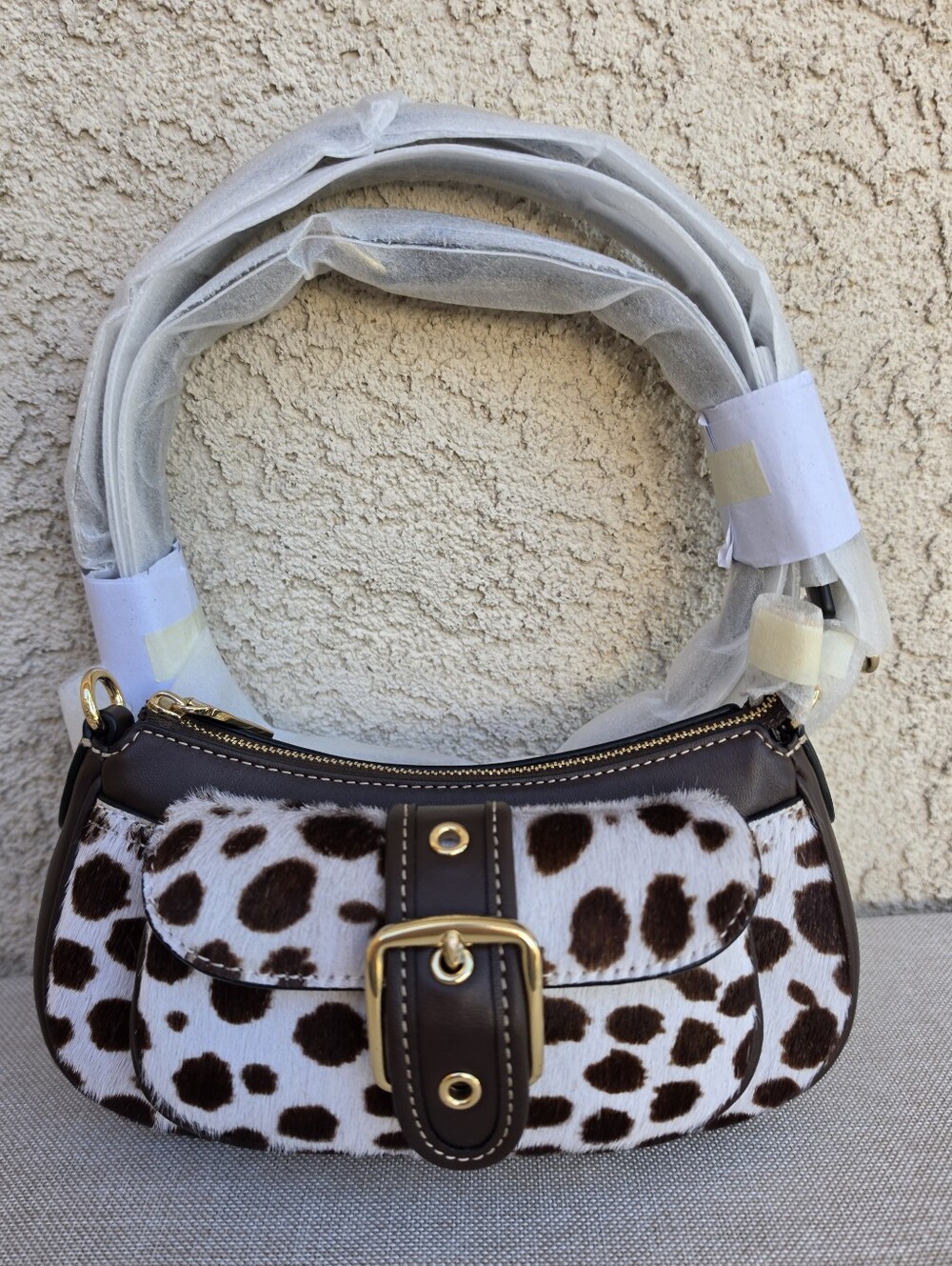 Coach Ashton Mini Shoulder Bag Handbag In Haircalf Multicolor NWT